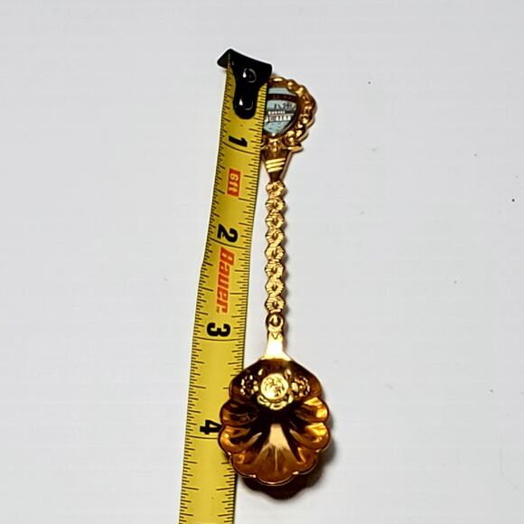 Mississippi Collectors Spoon Gold Tone 4" Union Japan Vtg - Picture 6 of 6